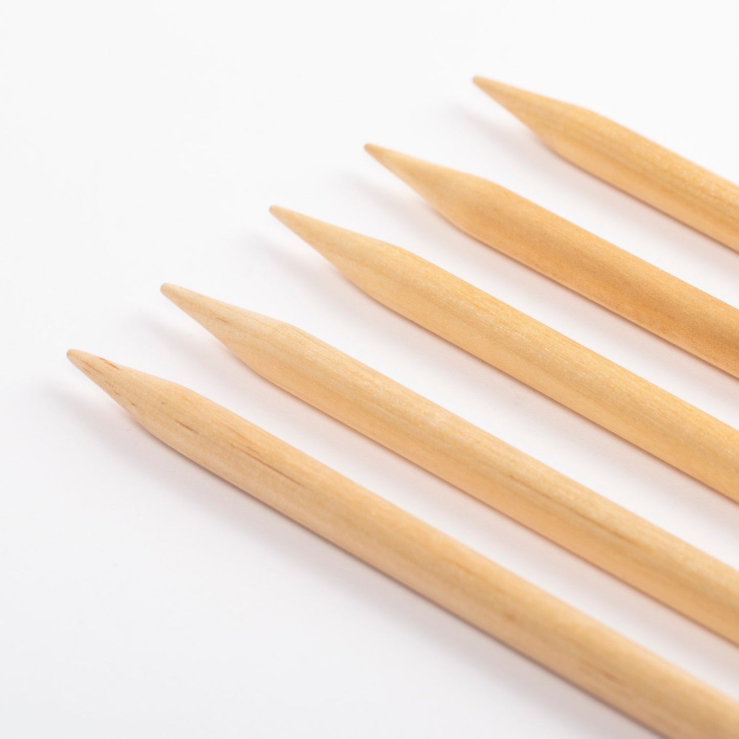 Image with DROPS Basic sock knitting needles – birch, 20 cm | 5.5–12.0 mm – available at Šarlotes audumi