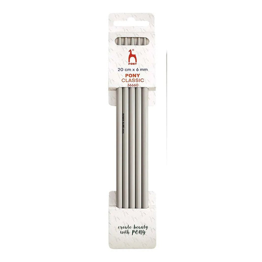 sock knitting needles Pony Classic - 20 cm 6.00 mm (5 pcs.)