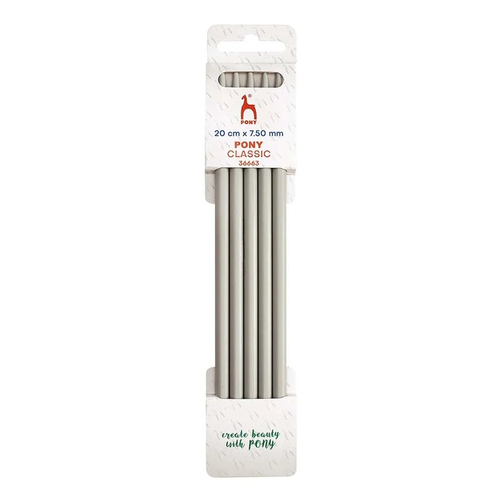 Pony Classic sock knitting needles - 20 cm 7.5 mm (5 pcs.)