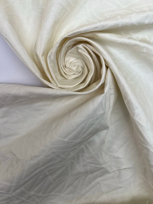 Silk jacquard - butter shade 205 g/m²