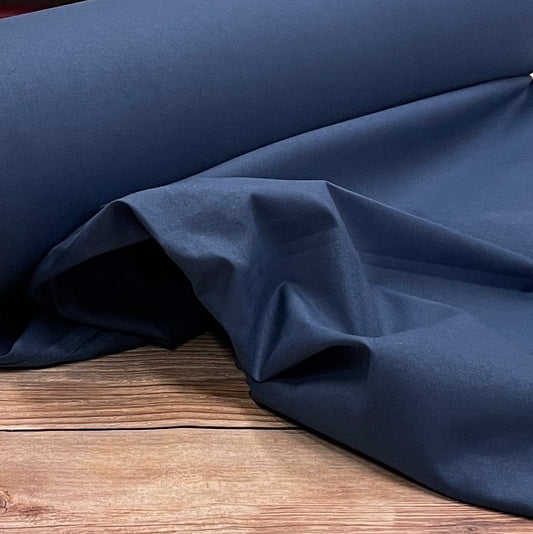 100% Cotton fabric - smoky blue 220cm 146 g/m²