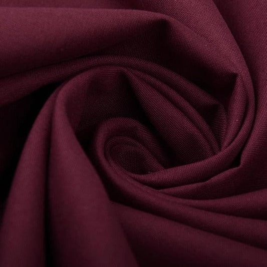 100% cotton fabric, carmine red 125 g/m²