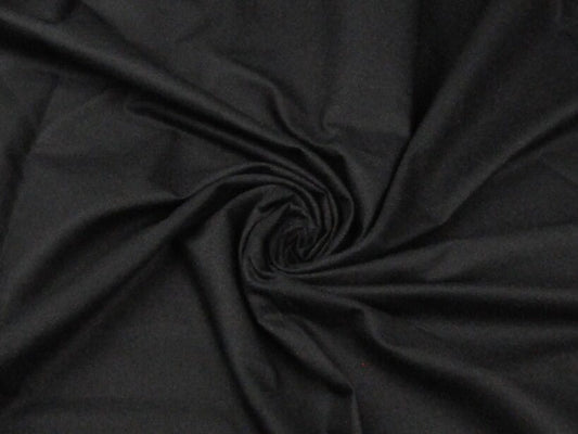 100% Cotton fabric-black 220cm 146 g/m²