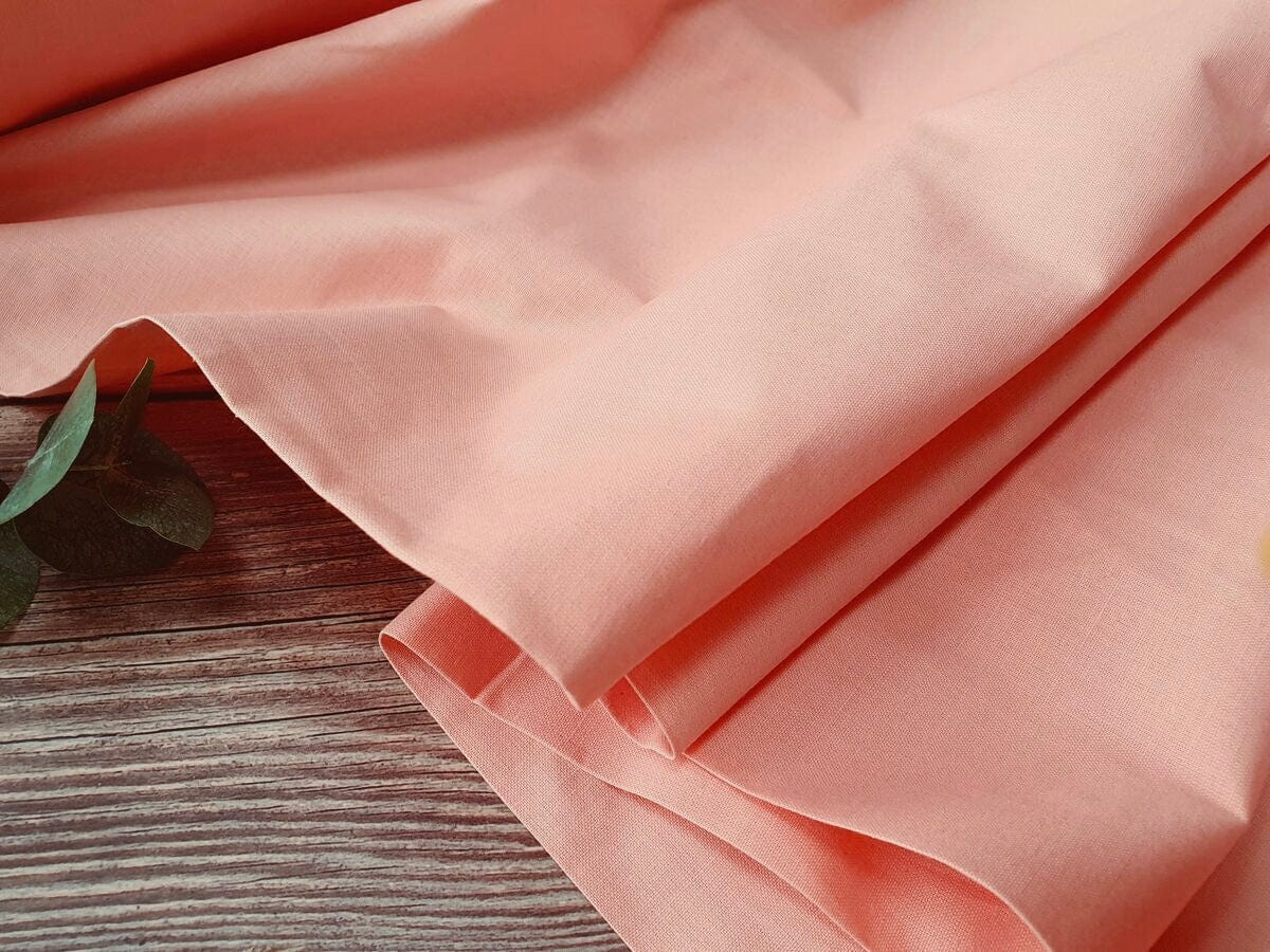 100% tkanina bawełniana – róż brzoskwiniowy 125 g/m²