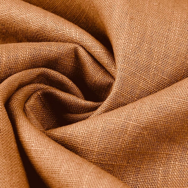 100% linen fabric-moka 230 g/m²