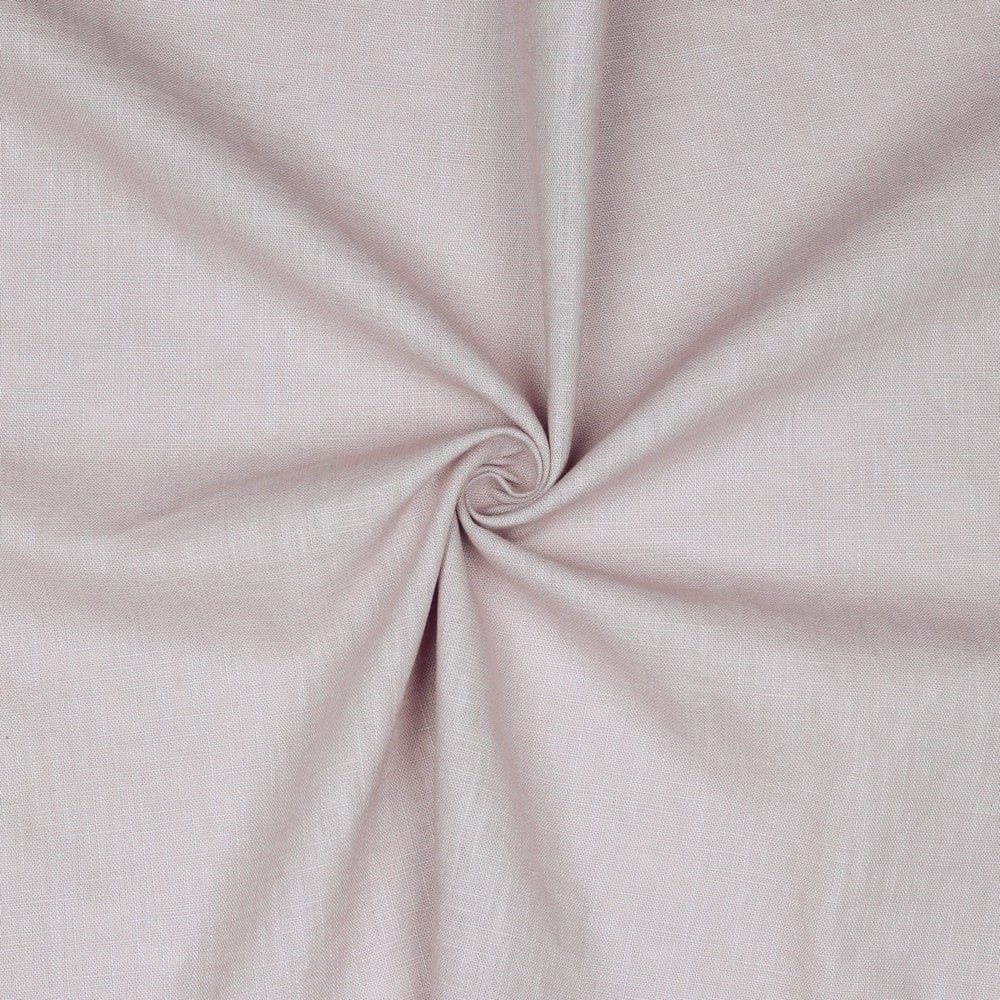 100% Linen fabric - powder pink 230 g/m²