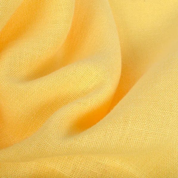 100% softened linen-lemon yellow 205 g/m²
