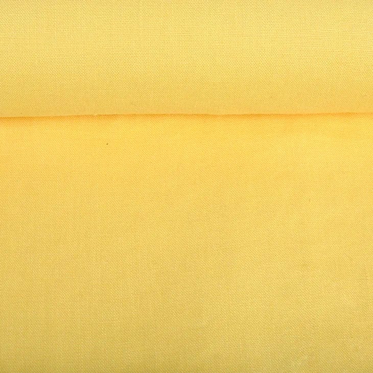 100% Softened linen-lemon yellow 205 g/m²