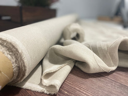 100% Softened natural linen 205 g/m²