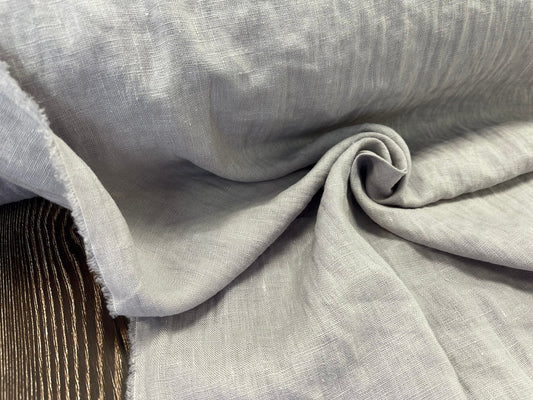 100% Softened linen-light gray 205 g/m²
