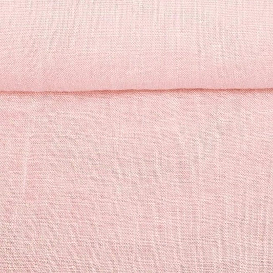 100% Softened linen-light pink 205 g/m²
