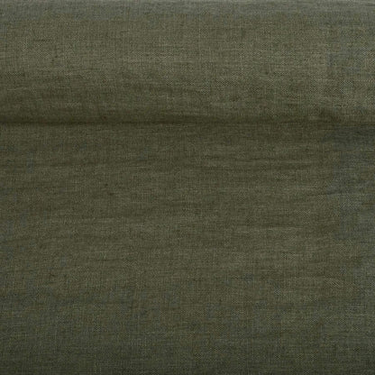 100% Softened linen khaki 205 g/m²
