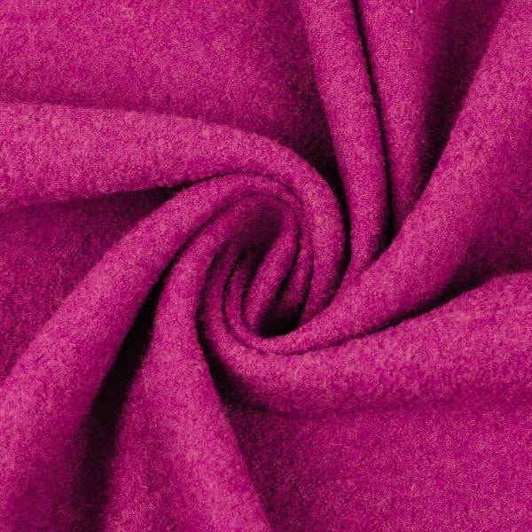 100% Wool fabric-bright pink 385 g/m²