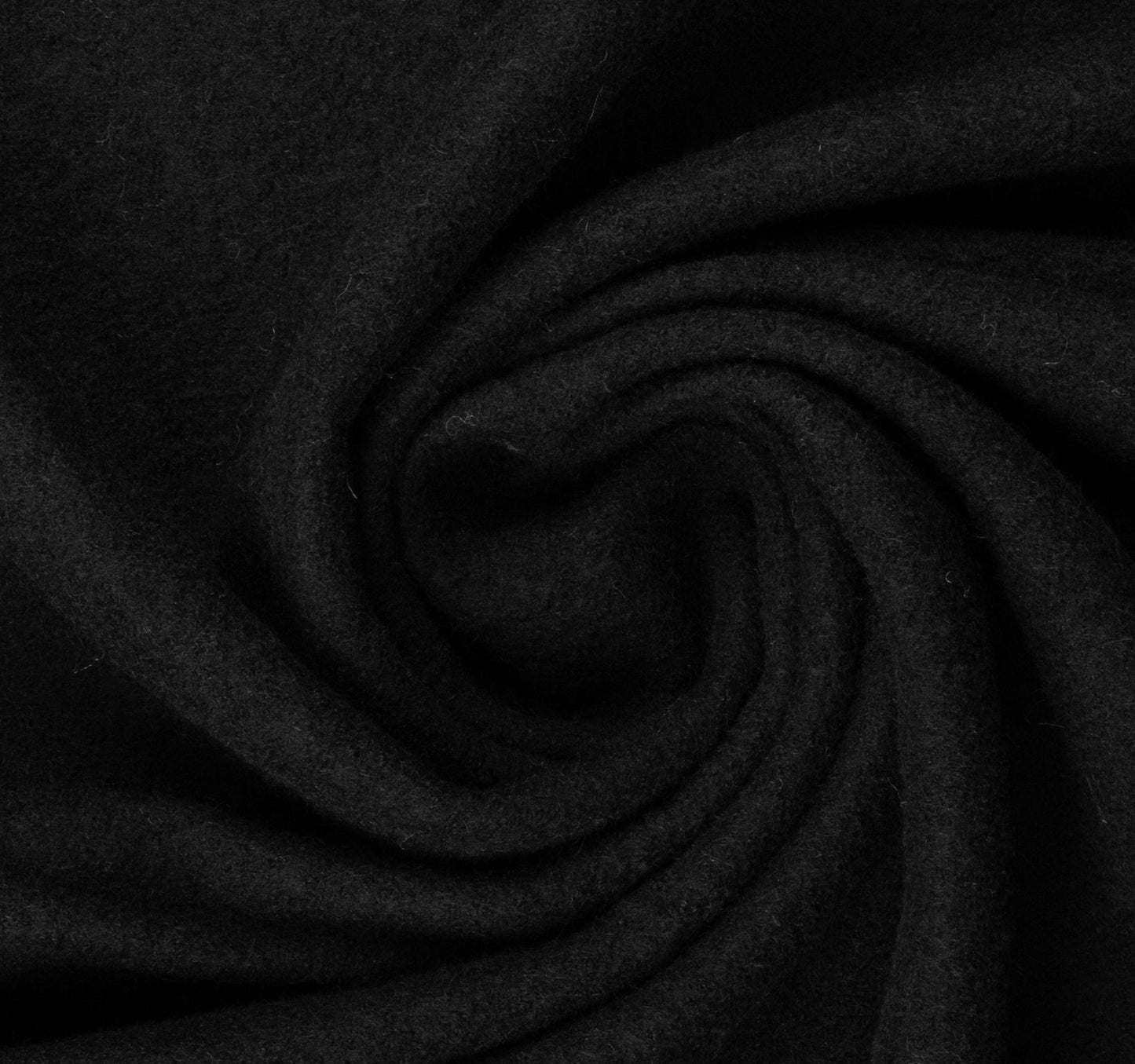 100% Wool fabric-black 385 g/m²