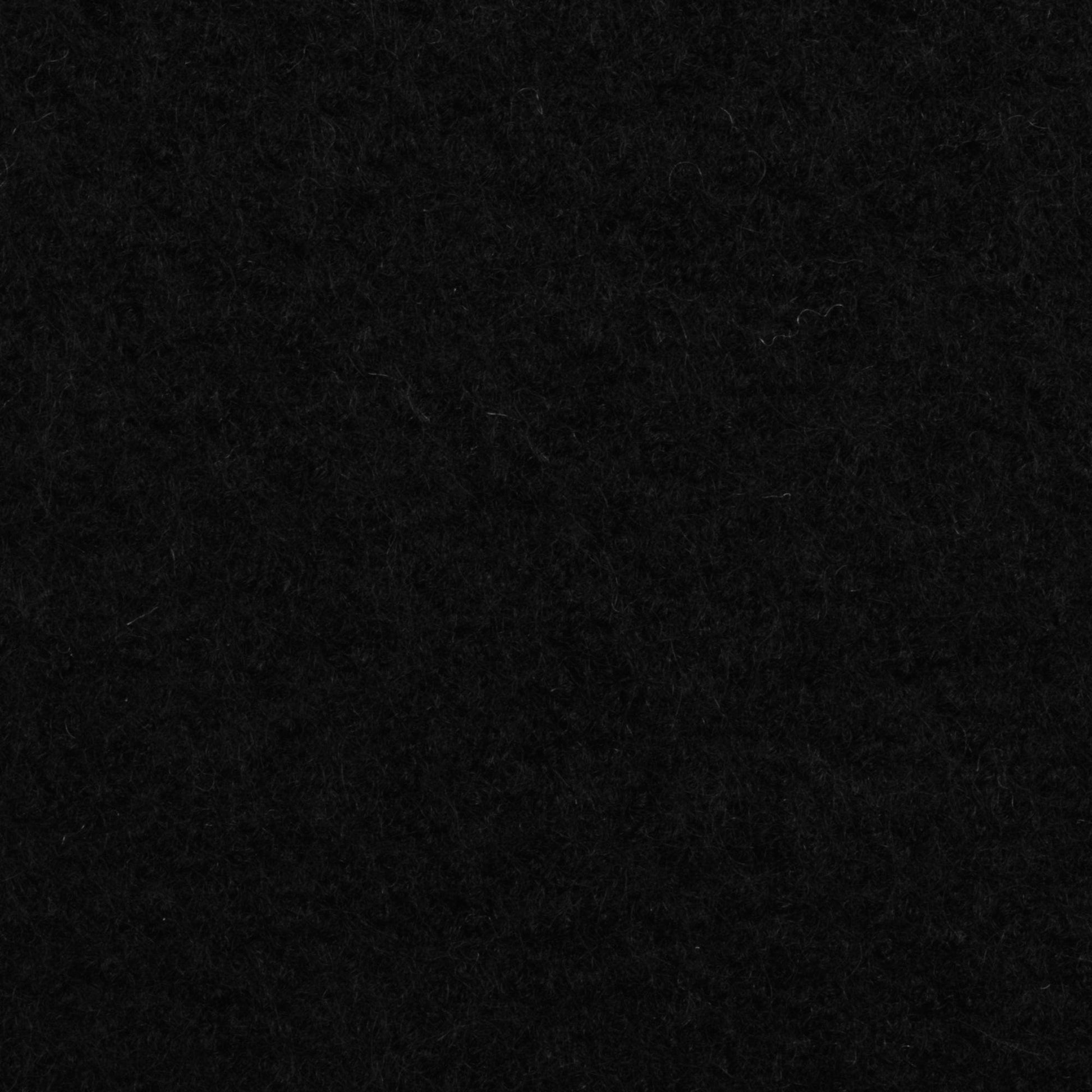 100% wool fabric - black 385 g/m²