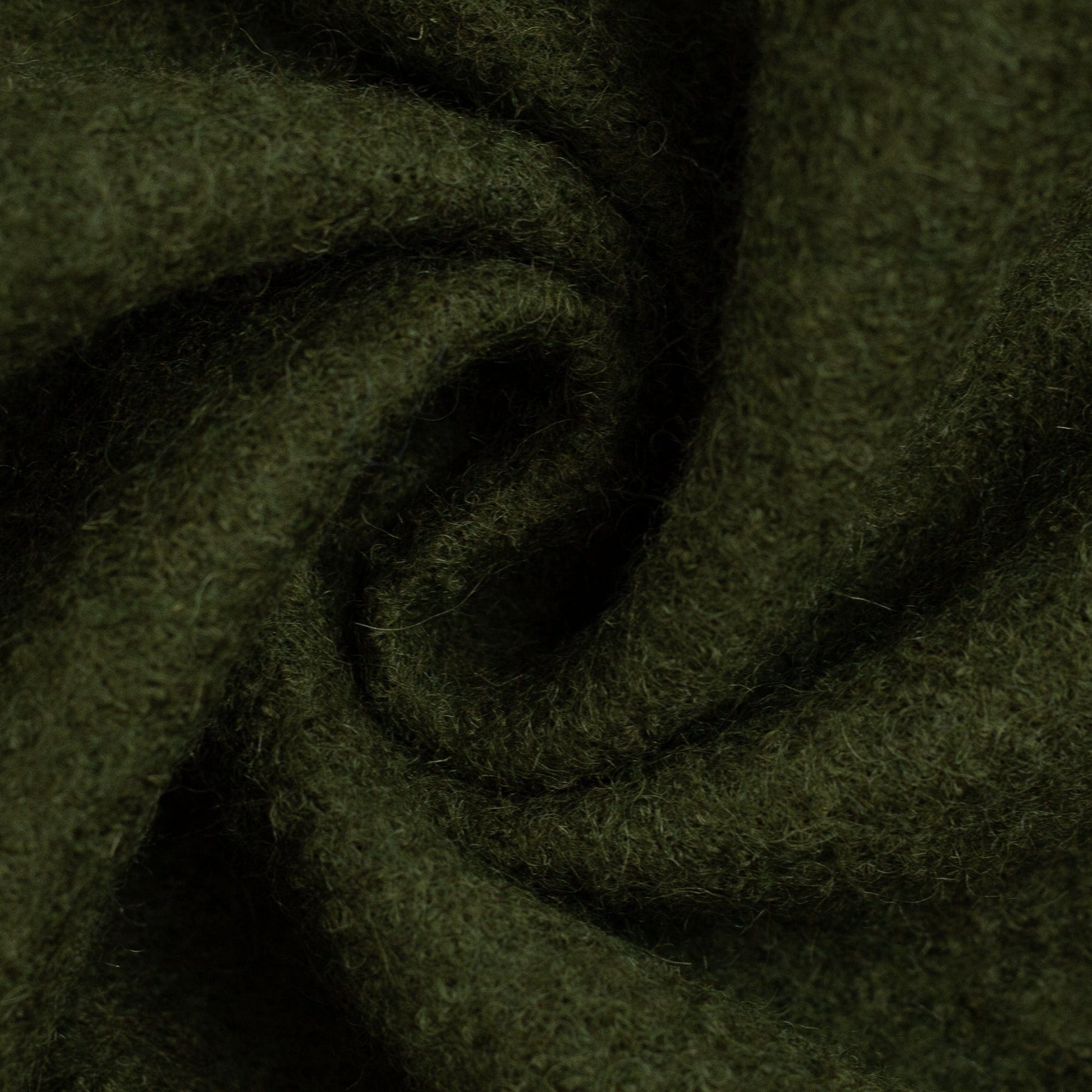 100% Wool fabric-forest green 385 g/m²