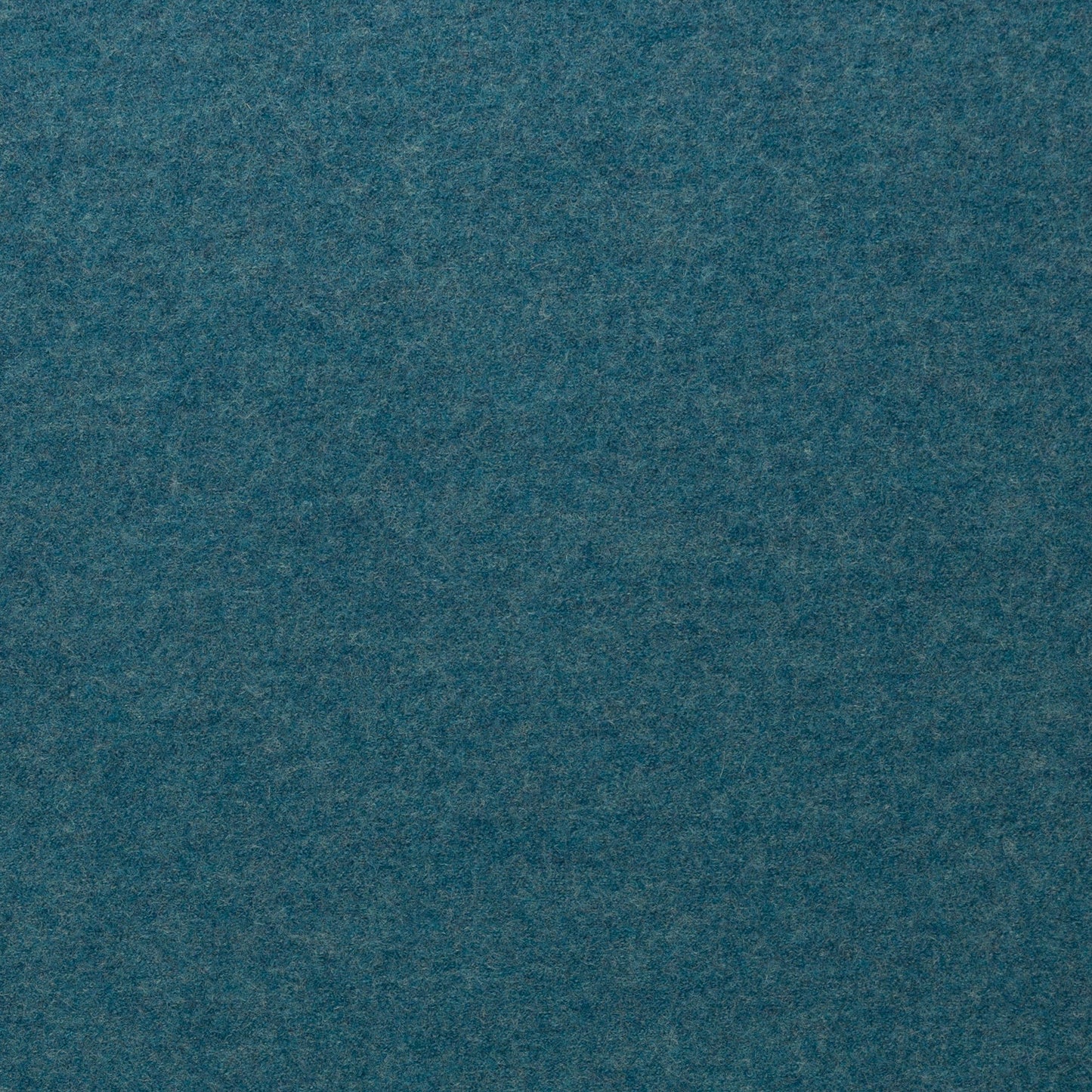 100% wool fabric - petrol melange 385 g/m²