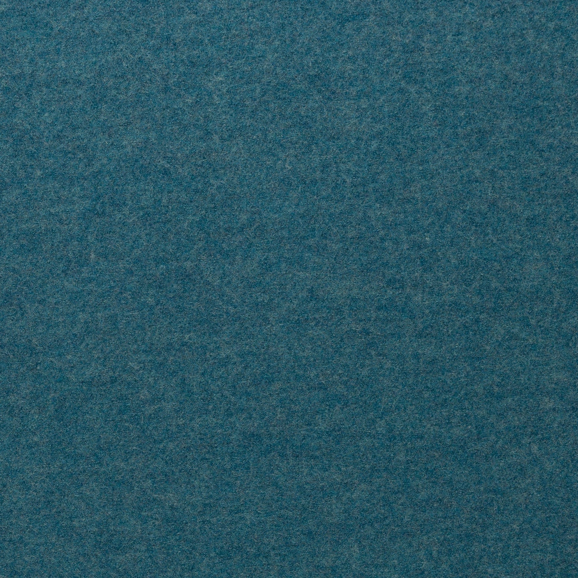 100% wool fabric - petrol melange 385 g/m²