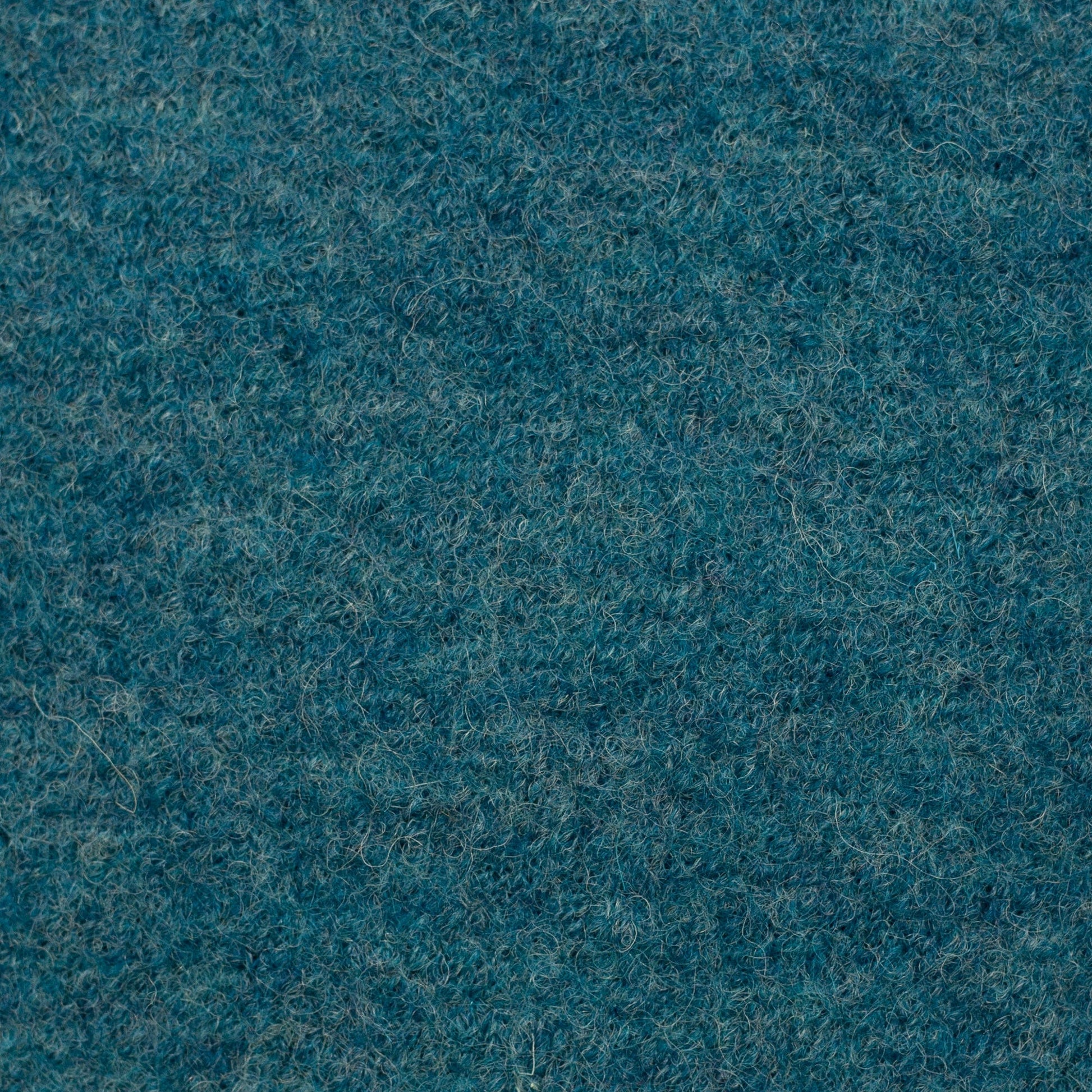100% wool fabric - petrol melange 385 g/m²