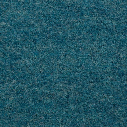 100% wool fabric - petrol melange 385 g/m²