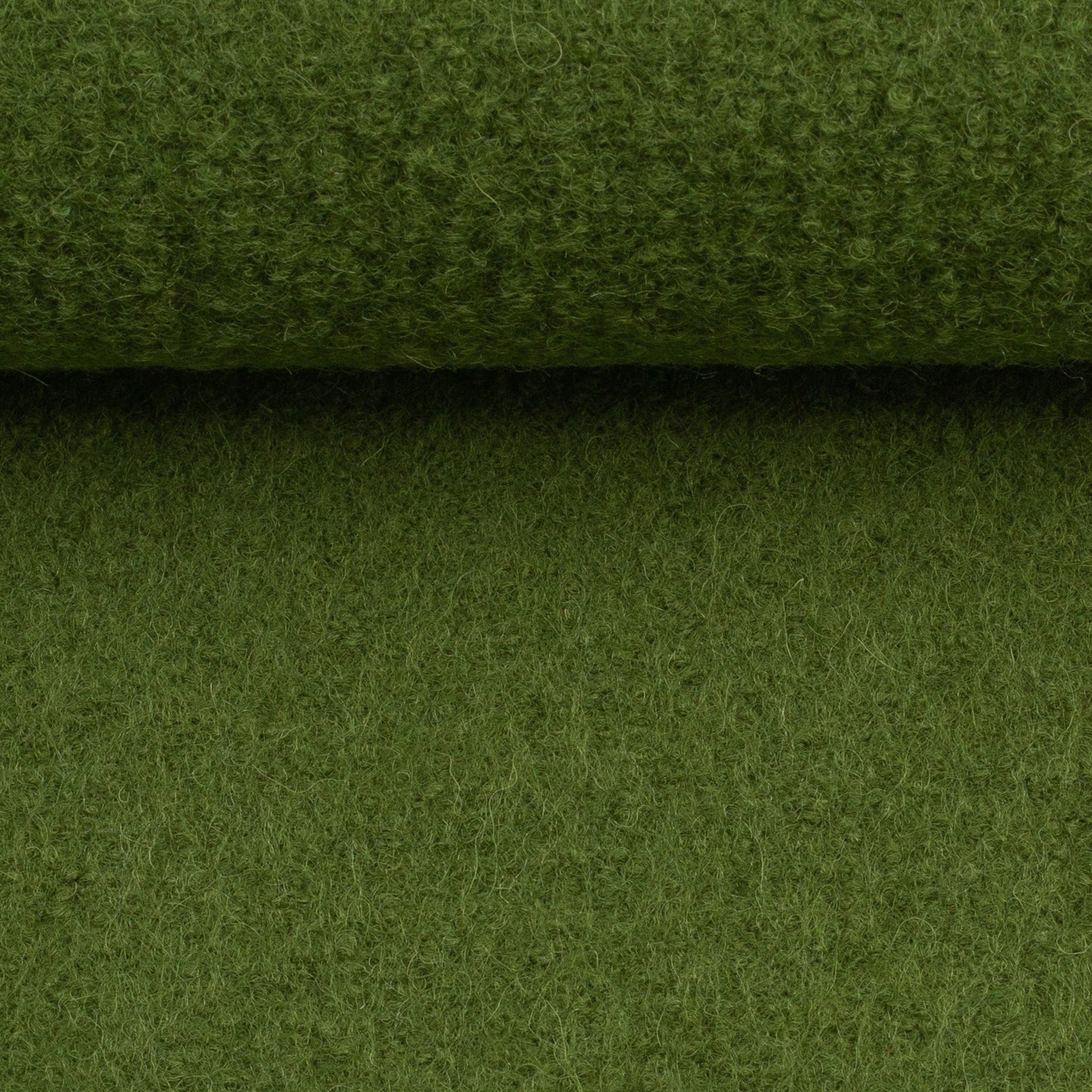 100% Wool fabric-warm green 385 g/m²