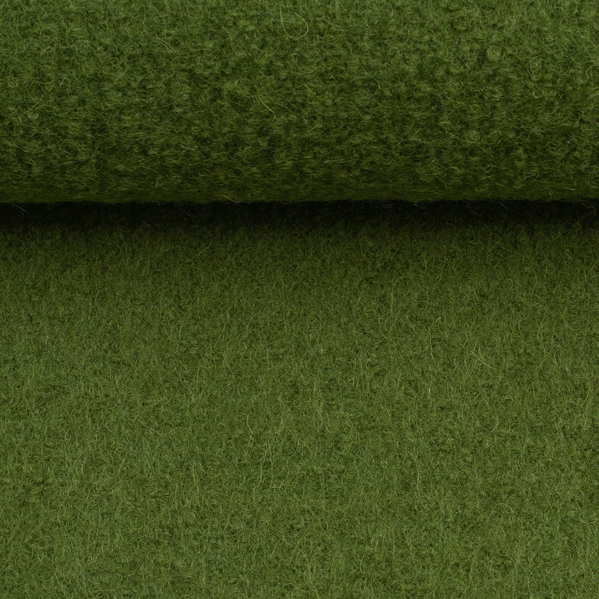 100% Wool fabric-warm green 385 g/m²