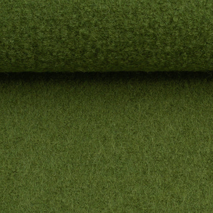 100% Wool fabric-warm green 385 g/m²