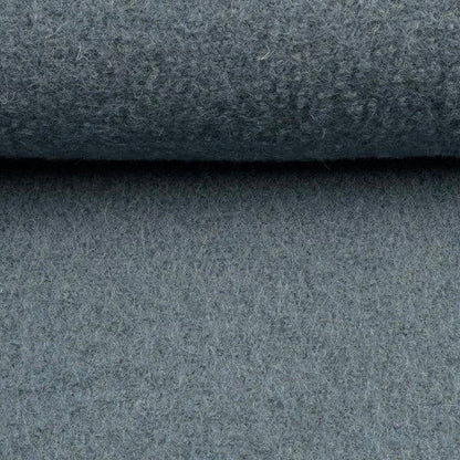 100% wool fabric, blue-gray 385 g/m²