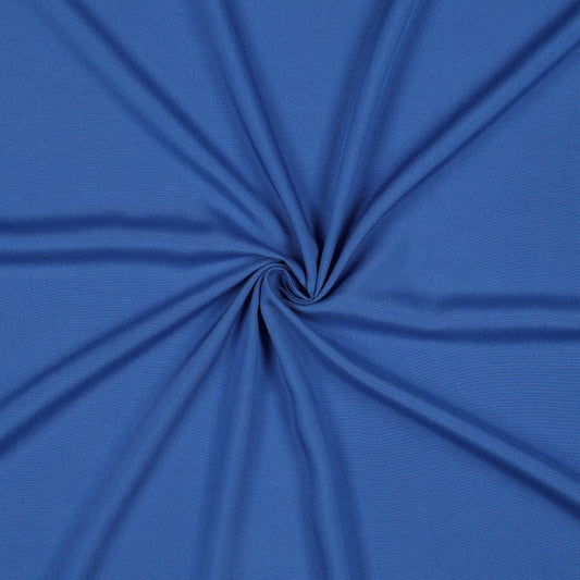 100% viscose fabric, cornflower blue 110 g/m²