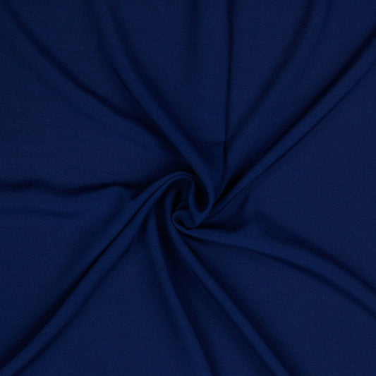 100% viscose fabric - dark blue 110 g/m²