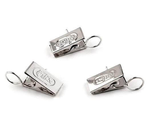 curtain hooks (20 pcs set)-silver