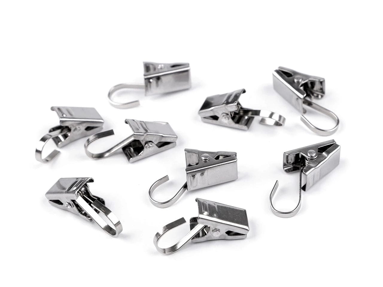 Curtain hooks (set of 20) - steel