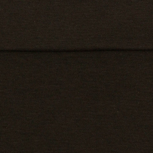 Fabric edging | cuff-chocolate brown 270 g/m²