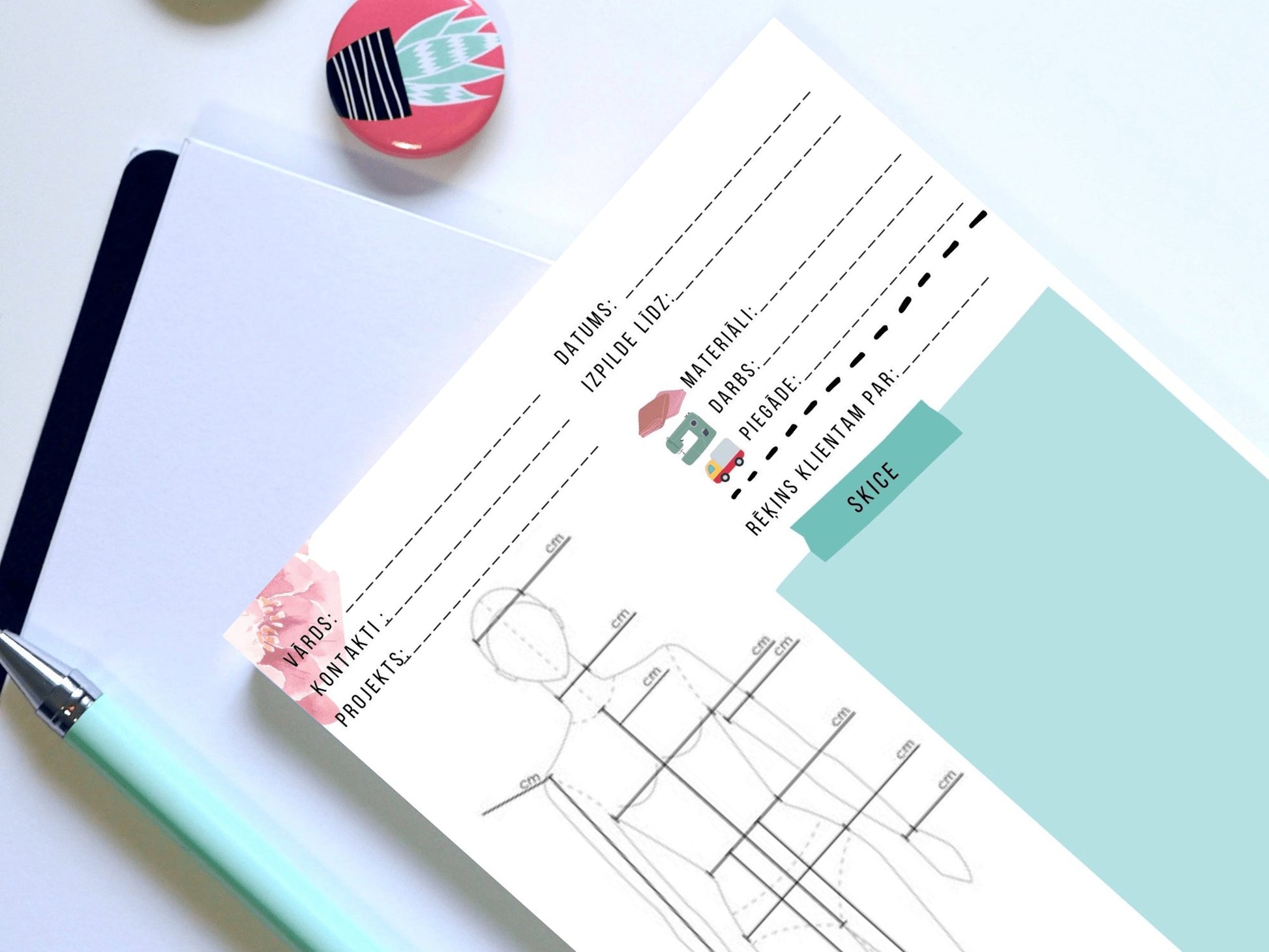 FREE measurement form (digital)