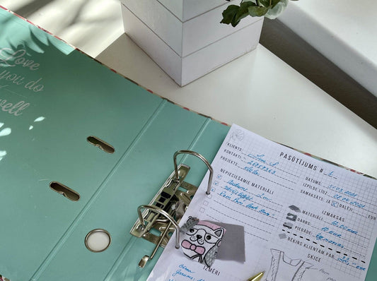 FREE sewing planner template (digital)