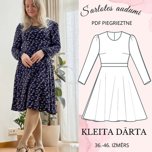 Digital sewing pattern - Dārta dress