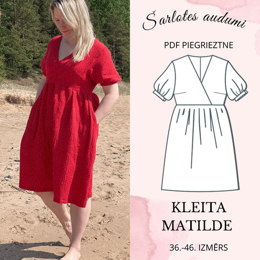 Digital pattern-dress Matilde