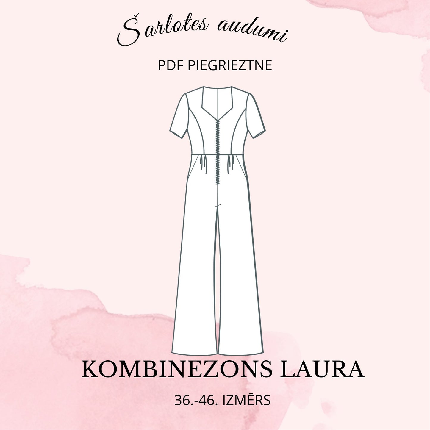 alt
Digital sewing pattern - Laura jumpsuit