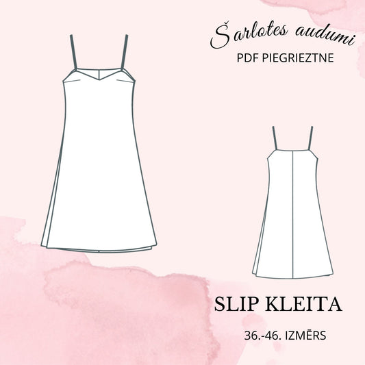 Digital pattern-SLIP dress