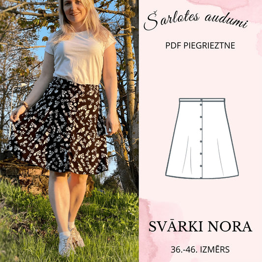 Digital pattern-skirt Nora