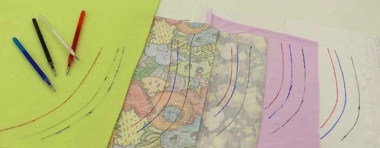 Tailor's pen for fabric with disappearing effect-black