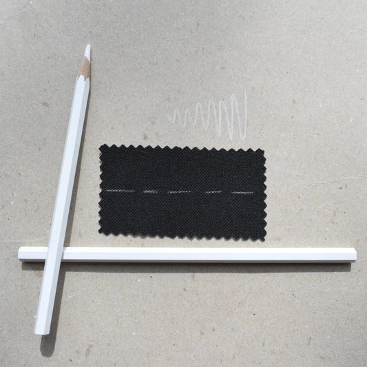 Tailor’s chalk-white