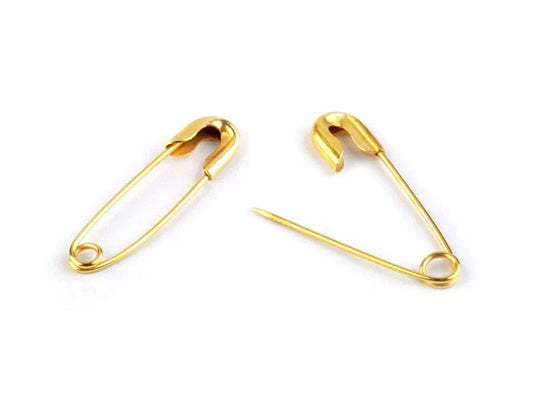 alt
Safety pins, paper clips 28 mm-gold (50 pcs per pack)