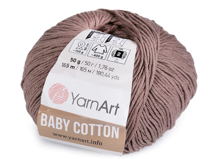 Yarn Art Baby Cotton yarn beige 165m 50g #407