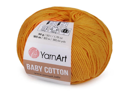 Yarn Art Baby Cotton mustard 165m 50g #433