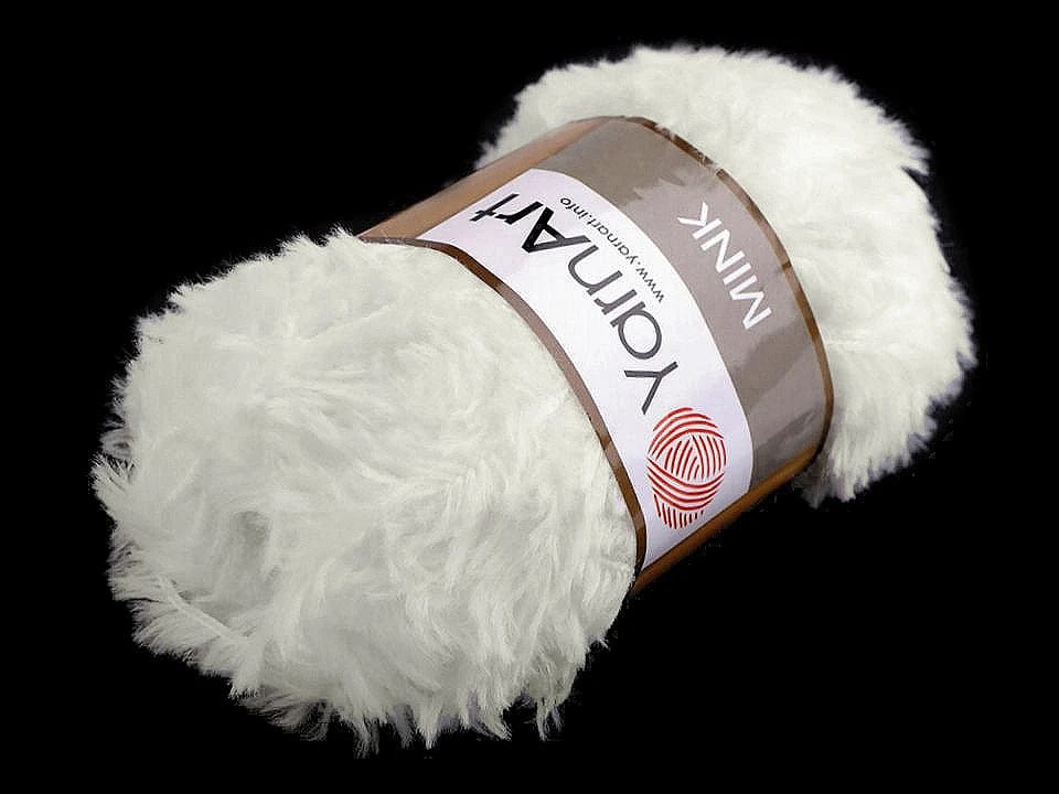 Yarn Art MINK creamy white 75m 50g #330