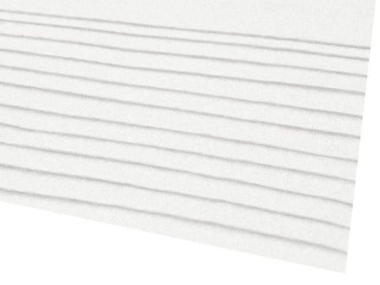 felt sheet, 1 mm, 20x30cm-white