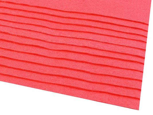 felt sheet, 1 mm, 20x30 cm - bright coral pink