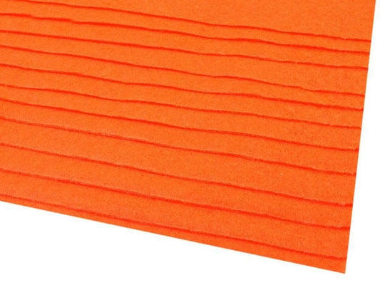 felt sheet, 1 mm, 20x30cm bright orange