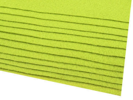 felt sheet, 1 mm, 20x30cm-bright green